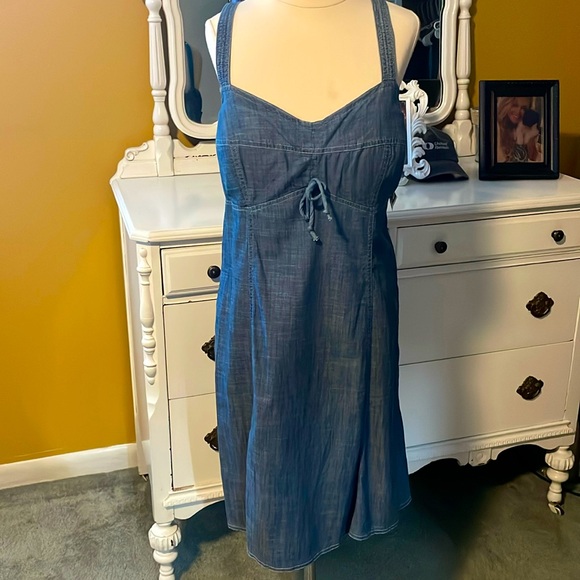 NWT Chambray sundress in size 14 petite - Picture 1 of 9